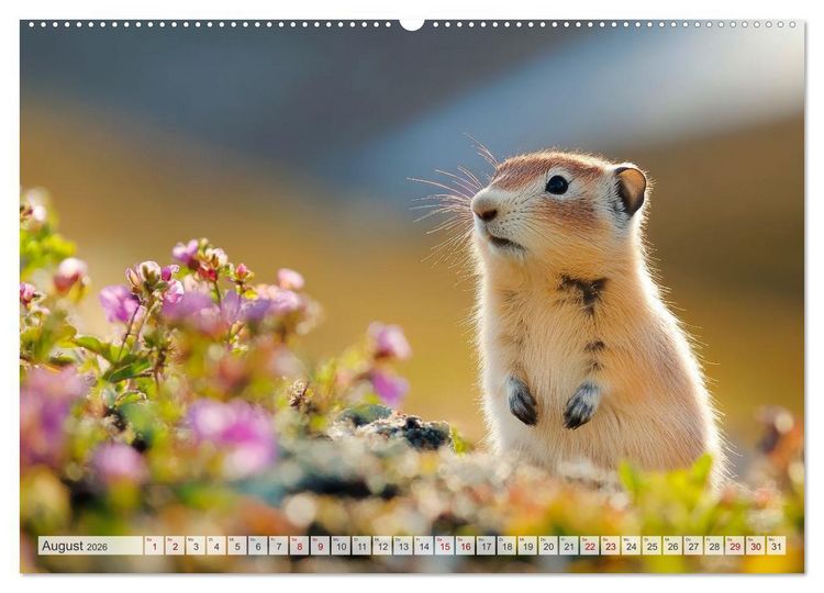 Produktbild: ARKTISCHE TIERE Im Reich der K&auml;lte (Wandkalender 2026 DIN A2 quer), CALVENDO Monatskalender