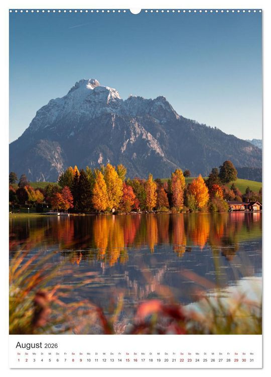 Produktbild: Herbstliches Allg&auml;u (Wandkalender 2026 DIN A2 hoch), CALVENDO Monatskalender