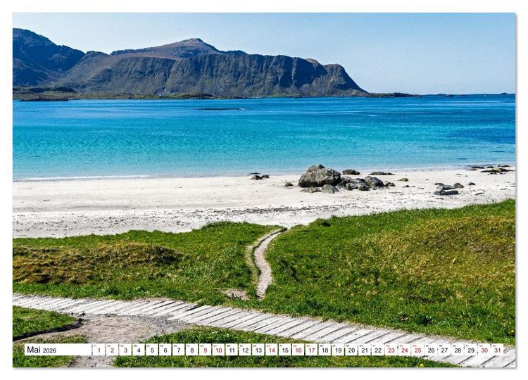 Produktbild: Lofoten - Norwegische Trauminseln (Wandkalender 2026 DIN A2 quer), CALVENDO Monatskalender