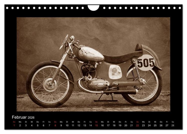 Produktbild: Motorrad Oldtimer aus &Ouml;sterreich (Wandkalender 2026 DIN A4 quer), CALVENDO Monatskalender