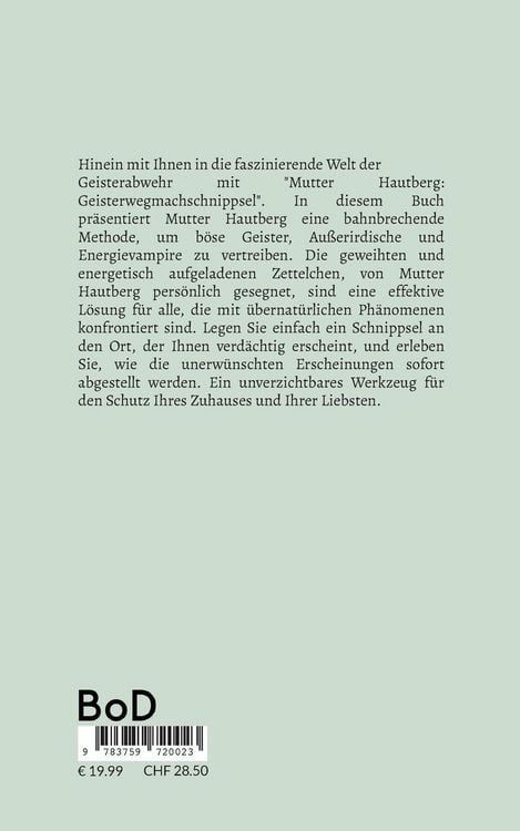 Produktbild: Geisterwegmachschnippsel