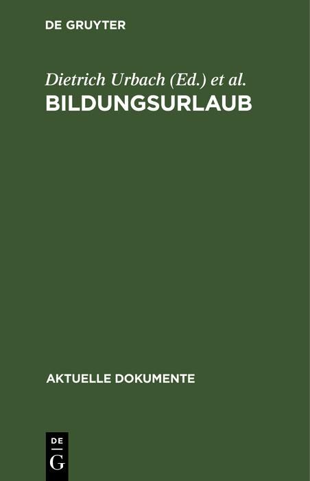 Produktbild: Bildungsurlaub