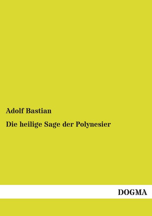 Produktbild: Die heilige Sage der Polynesier