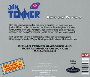 Produktbild: Jan Tenner Classics - Kurs auf Wega 5,1 Audio-CD