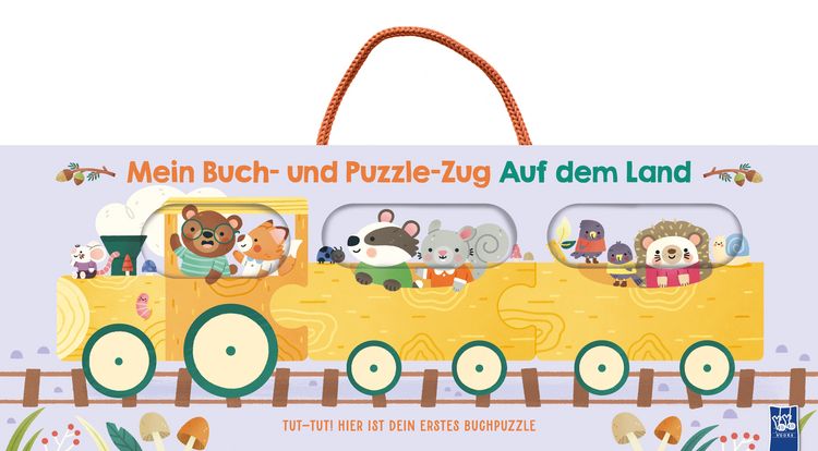 Produktbild: Mein Buch- und Puzzle-Zug: Auf dem Land
