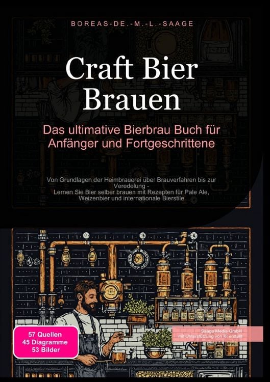 Produktbild: Bierbrauen (DE) / Craft Bier Brauen: Das ultimative Bierbrau Buch f&uuml;r Anf&auml;nger und Fortgeschrittene