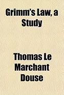 Produktbild: Grimm's Law, a Study