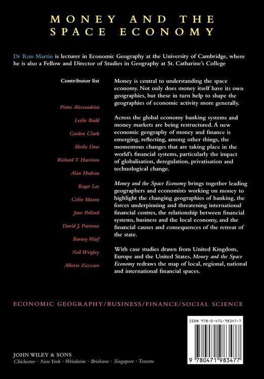 Produktbild: Money and the Space Economy
