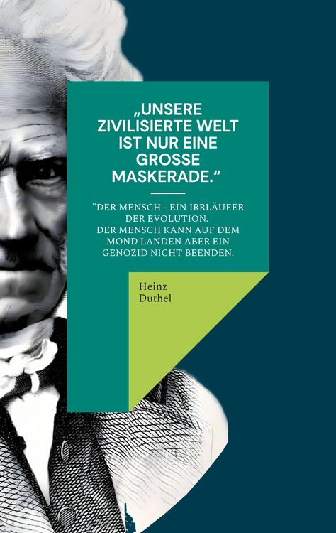 Produktbild: Unsere zivilisierte Welt ist nur eine gro&szlig;e Maskerade