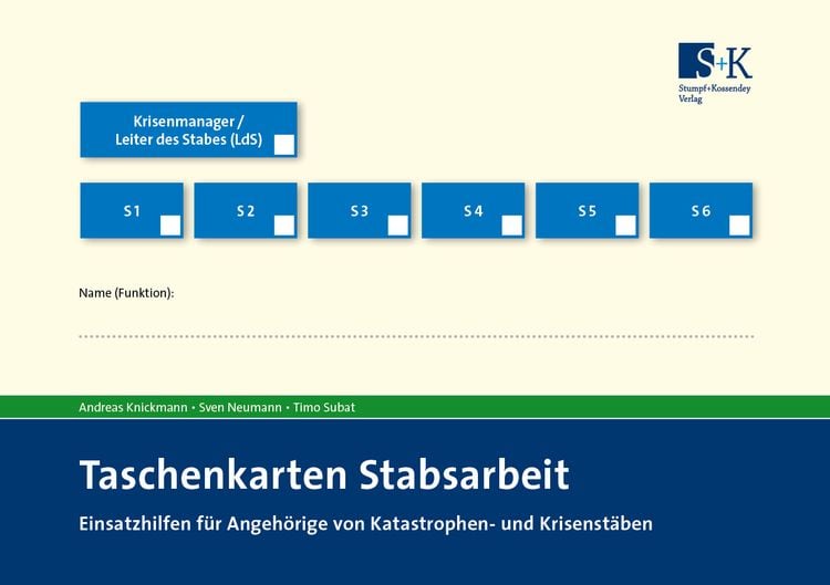 Produktbild: Taschenkarten Stabsarbeit