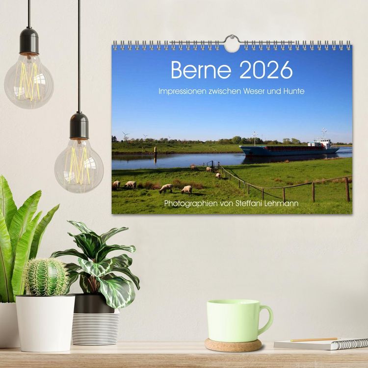 Produktbild: Berne 2026. Impressionen zwischen Weser und Hunte (Wandkalender 2026 DIN A4 quer), CALVENDO Monatskalender