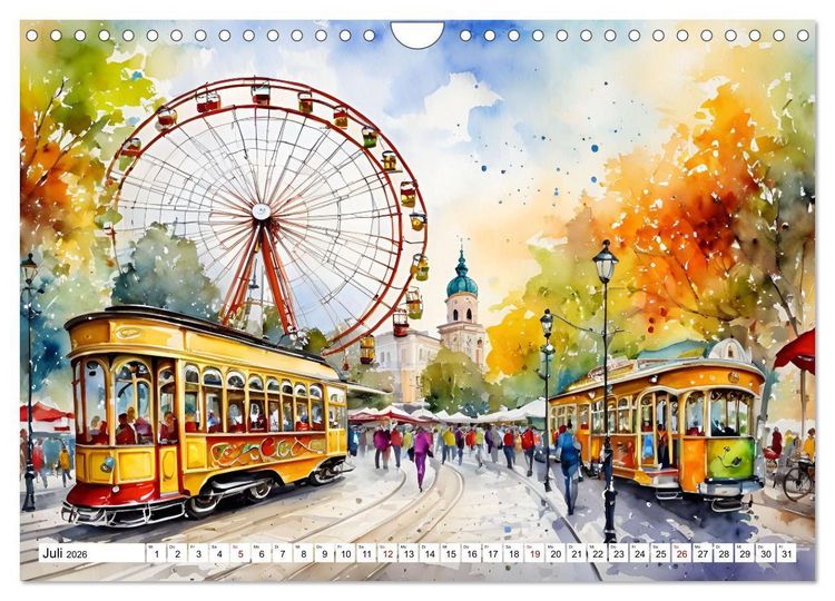 Produktbild: &Ouml;sterreich - Idylle in den Alpen (Wandkalender 2026 DIN A4 quer), CALVENDO Monatskalender