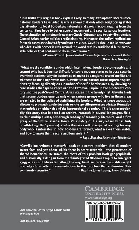 Produktbild: The Dynamics of Interstate Boundaries