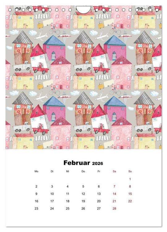 Produktbild: MUSTERMACKE (Wandkalender 2026 DIN A4 hoch), CALVENDO Monatskalender