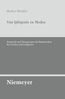 Produktbild: Von Iphigenie zu Medea