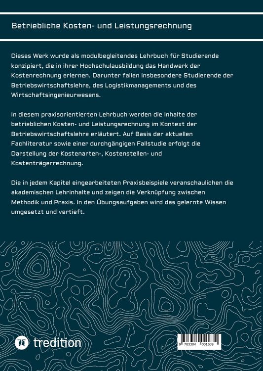 Produktbild: Betriebliche Kosten- und Leistungsrechnung