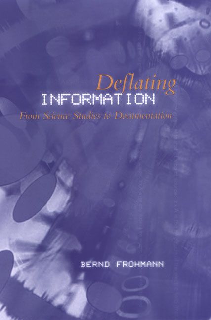 Produktbild: Frohmann, B: Deflating Information