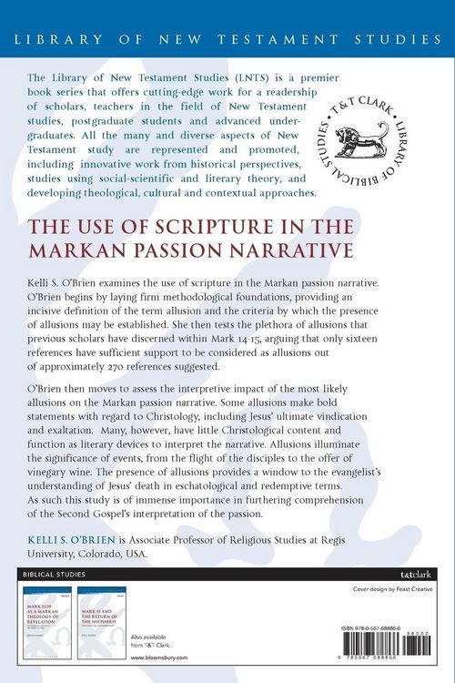 Produktbild: The Use of Scripture in the Markan Passion Narrative