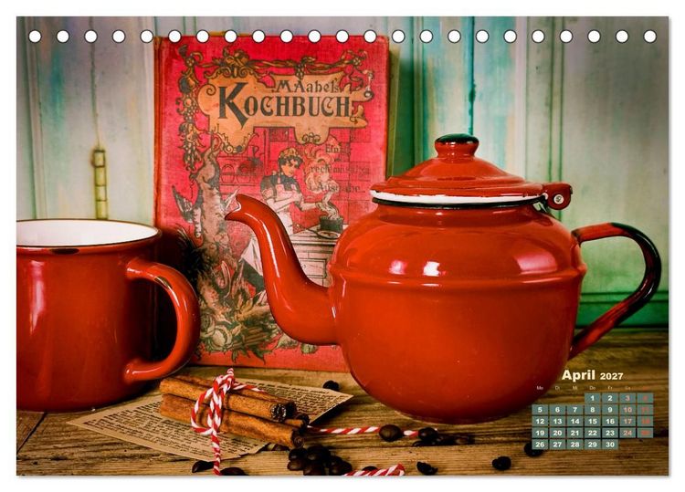 Produktbild: Kaffeep&ouml;tte & Co (Tischkalender 2027 DIN A5 quer), CALVENDO Monatskalender