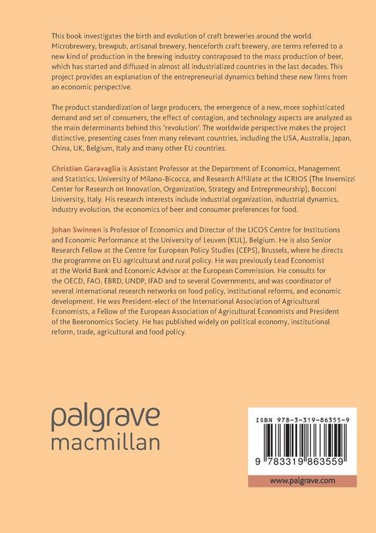 Produktbild: Economic Perspectives on Craft Beer