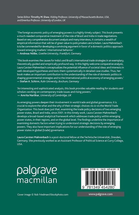Produktbild: The Trade Policy of Emerging Powers