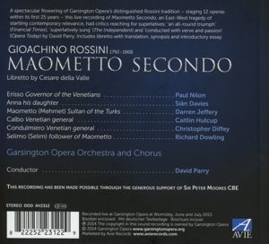 Produktbild: Rossini: Maometto Secondo