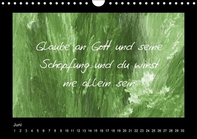 Produktbild: Monatsspr&uuml;che (Wandkalender immerw&auml;hrend DIN A4 quer)