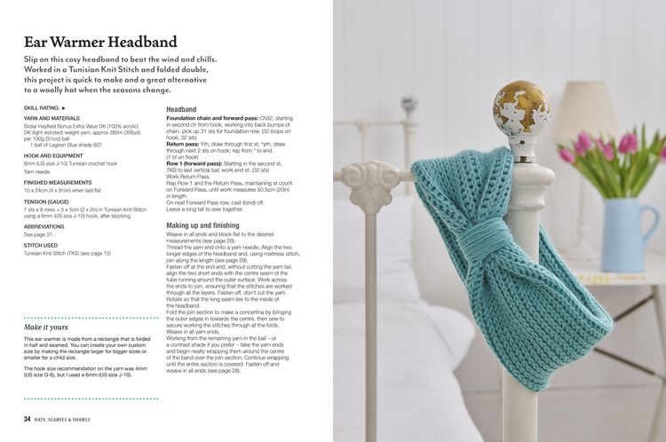 Produktbild: Tunisian Crochet for Beginners: 30 easy projects to make