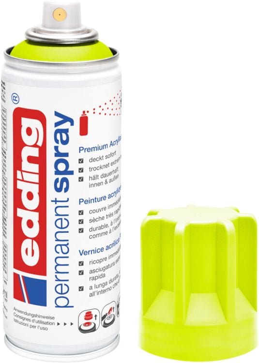 Produktbild: 5200 Permanent Spray, neongelb, 200ml Premium Acryllack