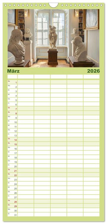 Produktbild: Familienplaner 2026 - Weimar - Kulturstadt im Herzen Europas mit 5 Spalten (Wandkalender, 21 x 45 cm) CALVENDO