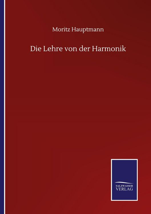 Produktbild: Die Lehre von der Harmonik
