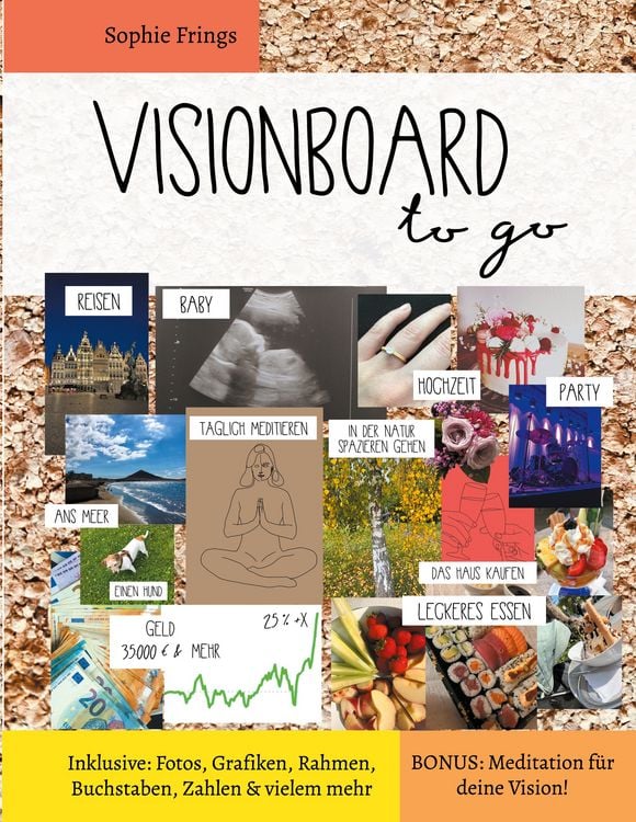 Produktbild: Visionboard to go - Motivationsbuch f&uuml;r Erwachsene
