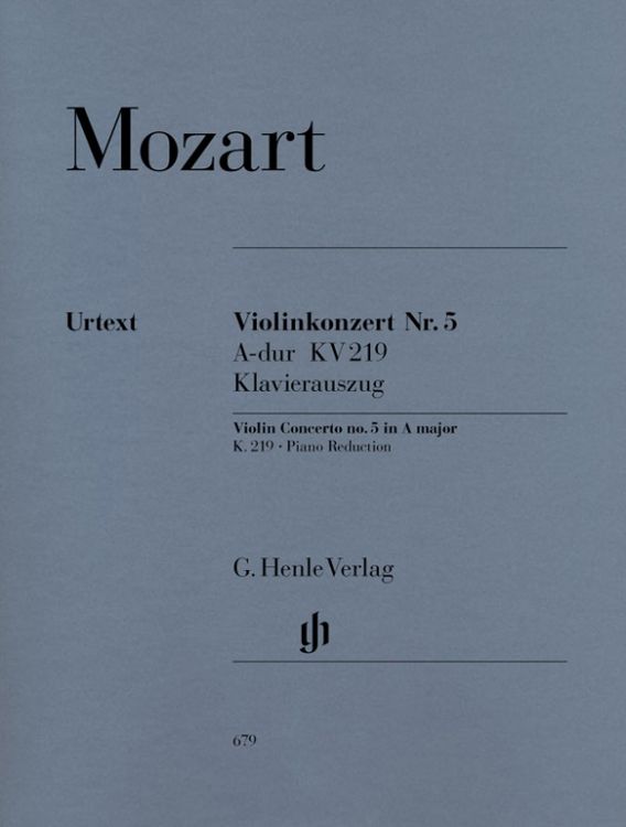 Produktbild: Wolfgang Amadeus Mozart - Violinkonzert Nr. 5 A-dur KV 219
