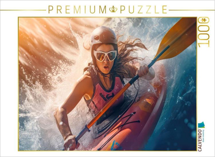 Produktbild: CALVENDO Puzzle Skifahren | 1000 Teile Lege-Gr&ouml;&szlig;e 64x48cm Foto-Puzzle f&uuml;r gl&uuml;ckliche Stunden