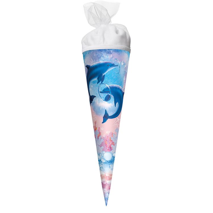 Produktbild: Motivschult&uuml;te 50cm, Delfine