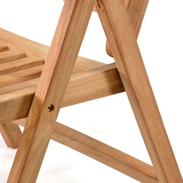Produktbild: Hochlehner Klappstuhl verstellbar Teak Holz