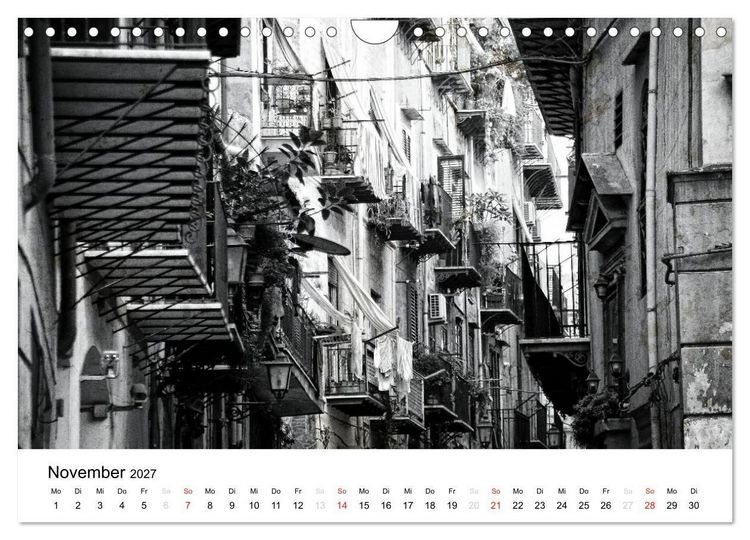 Produktbild: Silberstein portr&auml;tiert Palermo (Wandkalender 2027 DIN A4 quer), CALVENDO Monatskalender