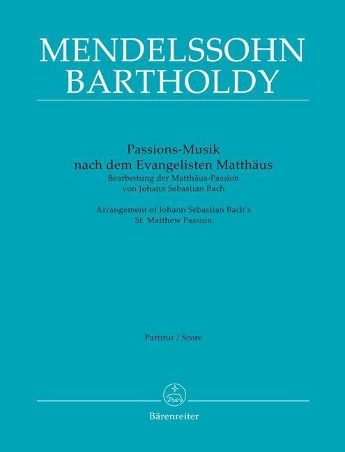 Produktbild: Bach, J: Passions-Musik nach dem Evangelisten Matth&auml;us