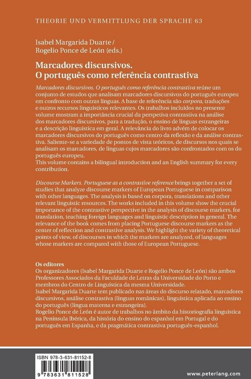 Produktbild: Marcadores discursivos. O portugu&ecirc;s como refer&ecirc;ncia contrastiva
