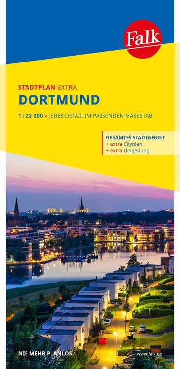 Produktbild: Falk Stadtplan Extra Dortmund 1:22.000