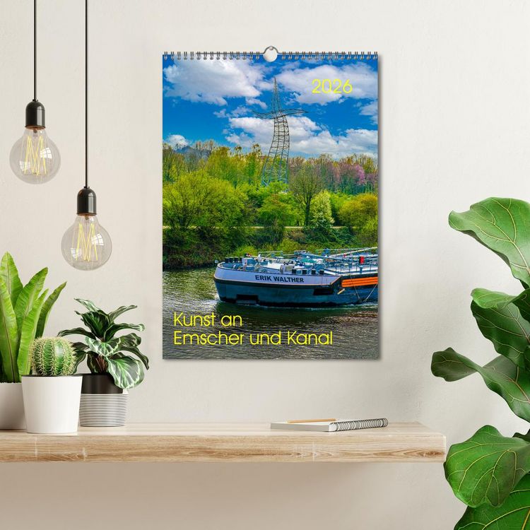 Produktbild: Kunst an Emscher und Kanal (Wandkalender 2026 DIN A3 hoch), CALVENDO Monatskalender