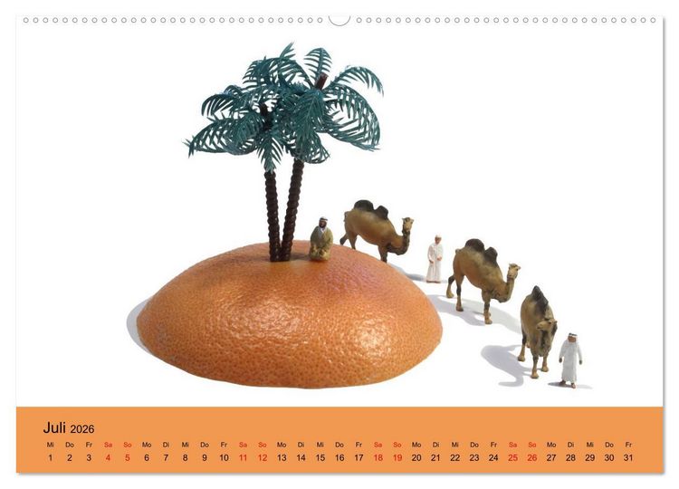 Produktbild: Little Art Food Kunstkalender (Wandkalender 2026 DIN A2 quer), CALVENDO Monatskalender