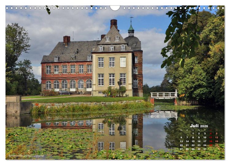 Produktbild: Burgen, Schl&ouml;sser, Herrenh&auml;uer im Sauerland (Wandkalender 2026 DIN A3 quer), CALVENDO Monatskalender