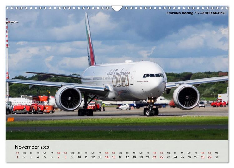 Produktbild: Sch&ouml;nheiten der Luftfahrt 2026 (Wandkalender 2026 DIN A3 quer), CALVENDO Monatskalender
