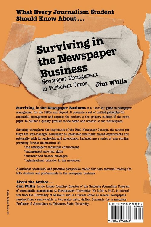 Produktbild: Surviving in the Newspaper Business