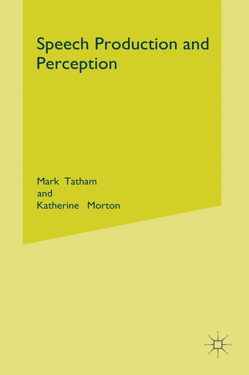Produktbild: Speech Production and Perception