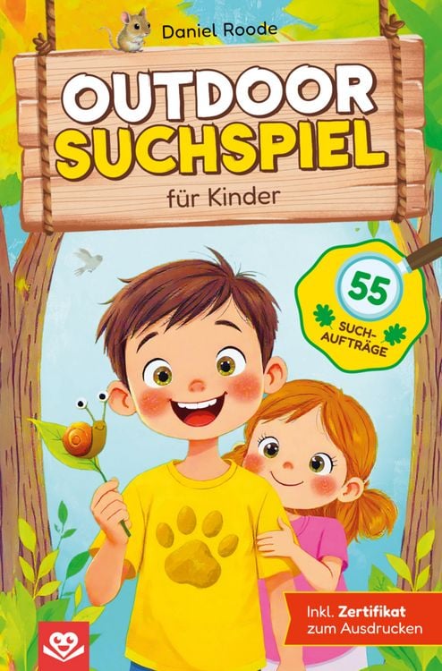 Produktbild: Outdoor Suchspiel f&uuml;r Kinder - 55 Suchauftr&auml;ge inkl. Meisterforscher-Zertifikat zum Ausdrucken