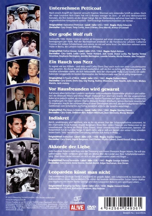 Produktbild: Cary Grant Box (Neuauflage) [7 DVDs]