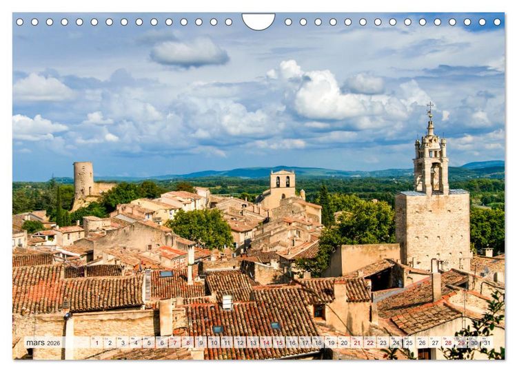 Produktbild: Les villages perch&eacute;s de Provence (Calendrier mural 2026 DIN A4 vertical), CALVENDO calendrier mensuel