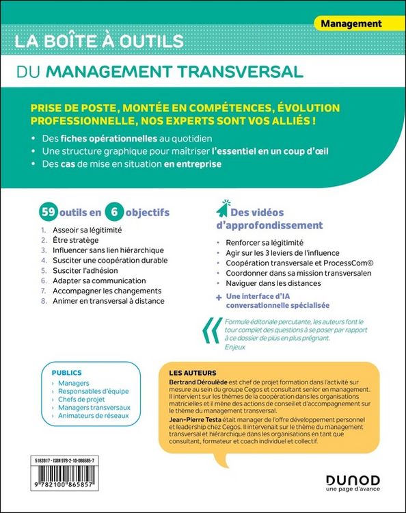 Produktbild: La bo&icirc;te &agrave; outils du management transversal